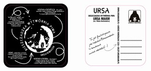 Podkładka pod piwo Ursa z rozkminą logo