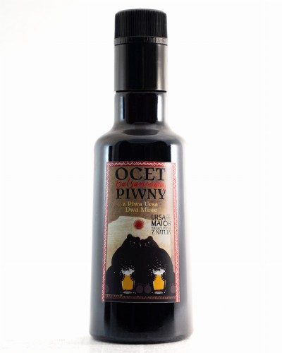 Ocet piwny balsamiczny z piwa Ursa Dwa Misie, produkt lokalny