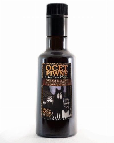 Ocet piwny DeLuxe z piwa Ursa Wataha, produkt lokalny