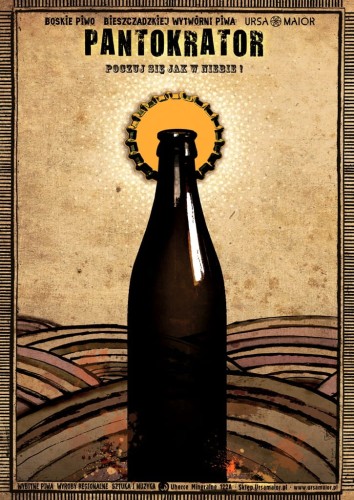 Plakat Pantokrator, autor Ryszard Kaja, format B2