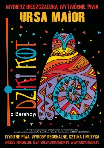 Plakat Dziki Kot z Berehów format B2 - 680 x 480 mm